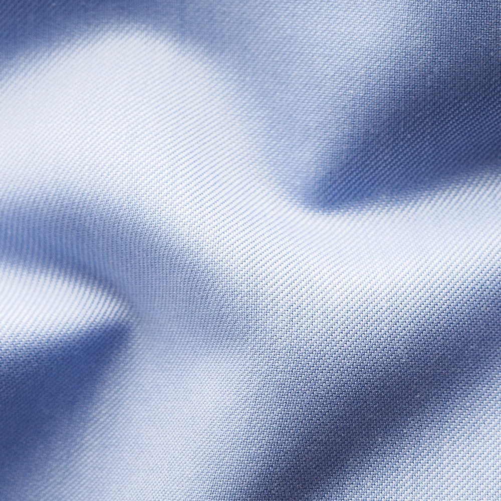 Formal Plain Blue Cotton Shirt