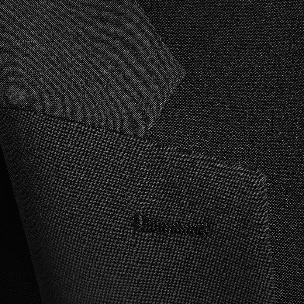 Classic Formal Black Modern Tech Suit