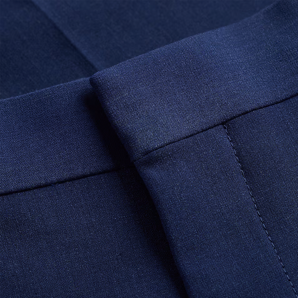 Classic Formal Navy Blue Modern Tech Suit