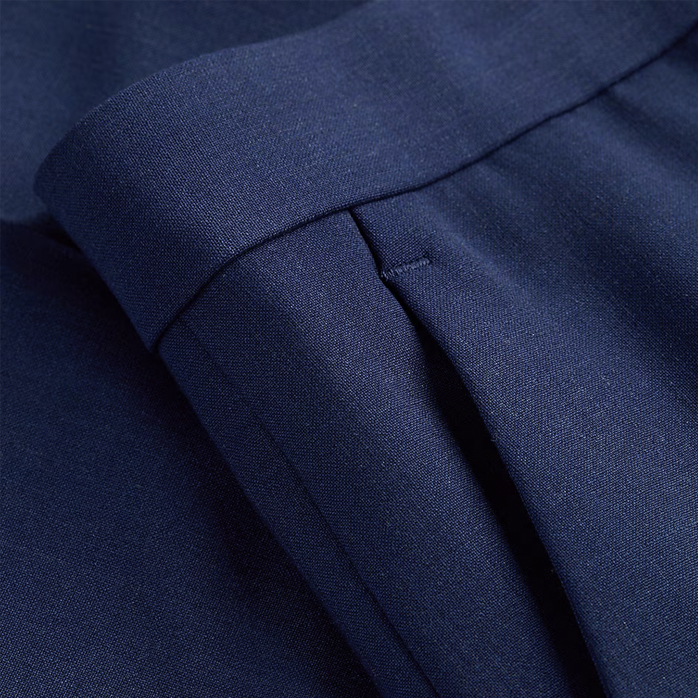 Classic Formal Navy Blue Modern Tech Suit